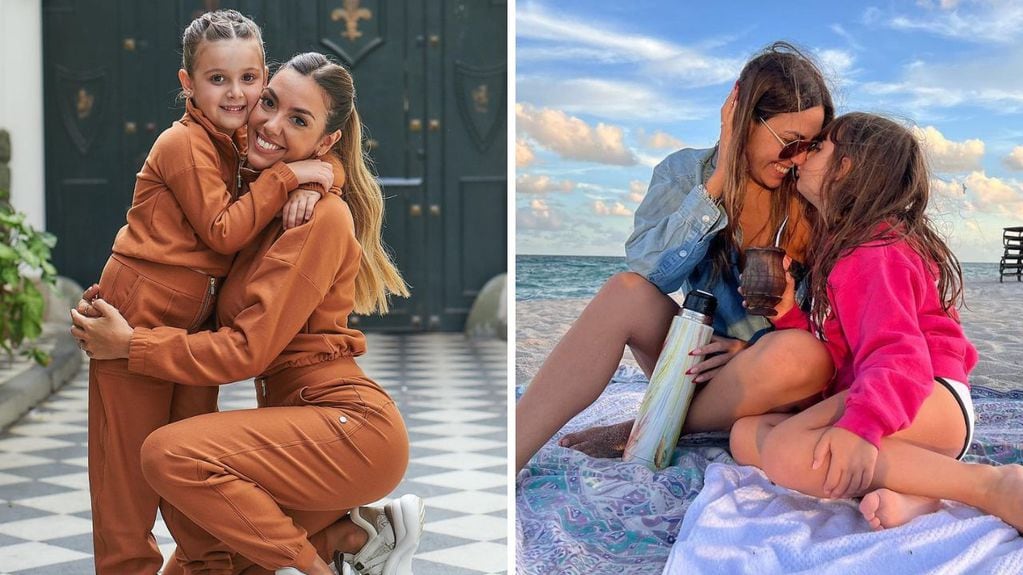 Floppy Tesouro y su hija Moorea eligen looks similares durante sus vacaciones en Miami.