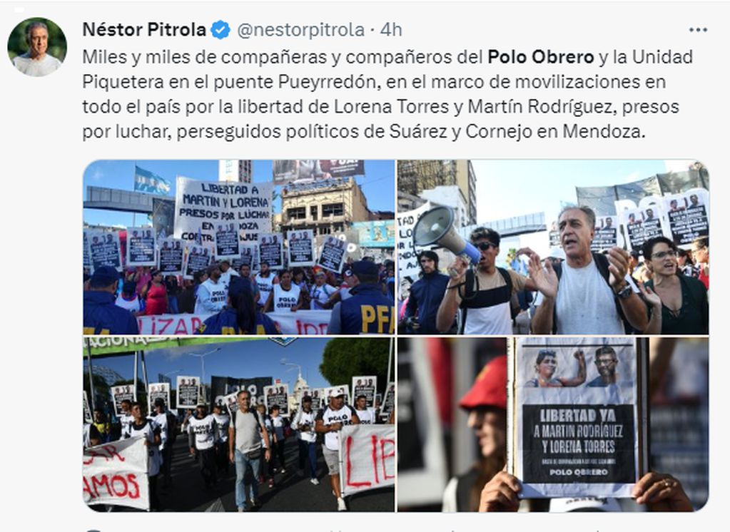 Repercusiones en todo el país ante la liberación de los dirigentes gremiales en Mendoza.