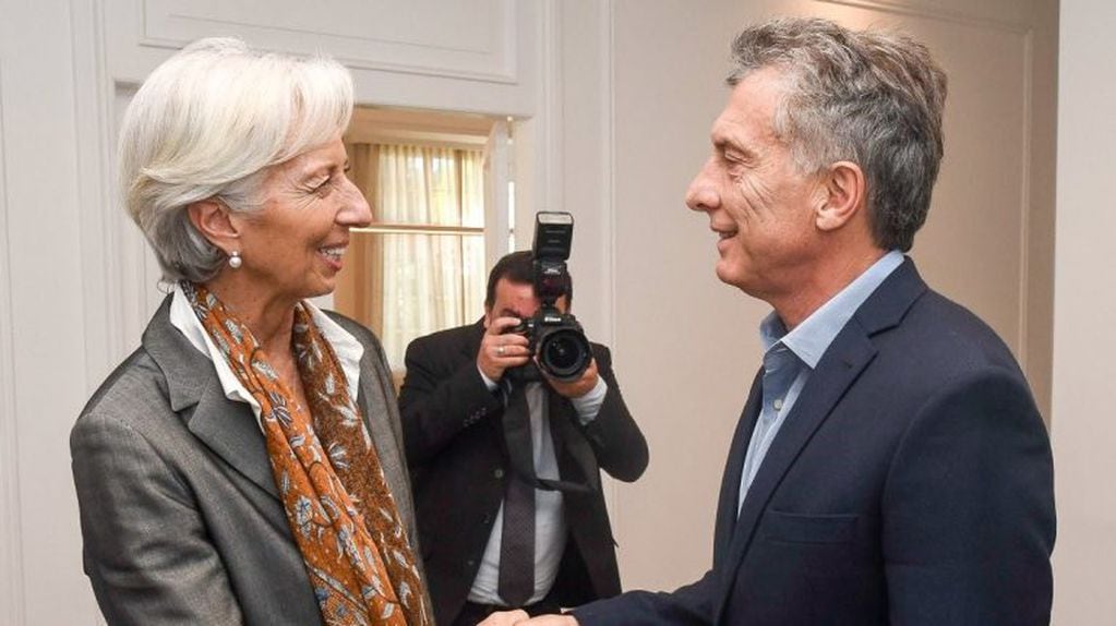 Mauricio Macri y Christine Lagarde (FMI)
