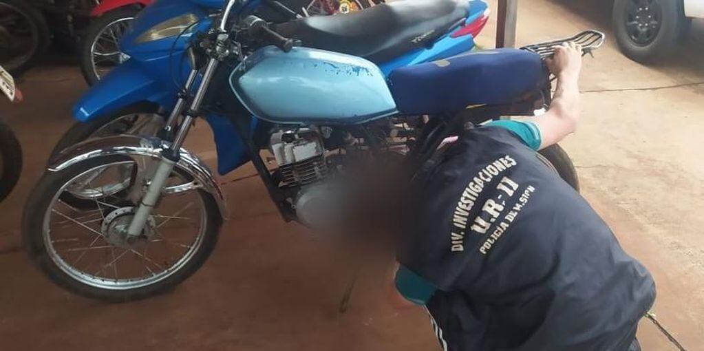 Una motocicleta sustraída en Alba Posse fue recuperada en Oberá.