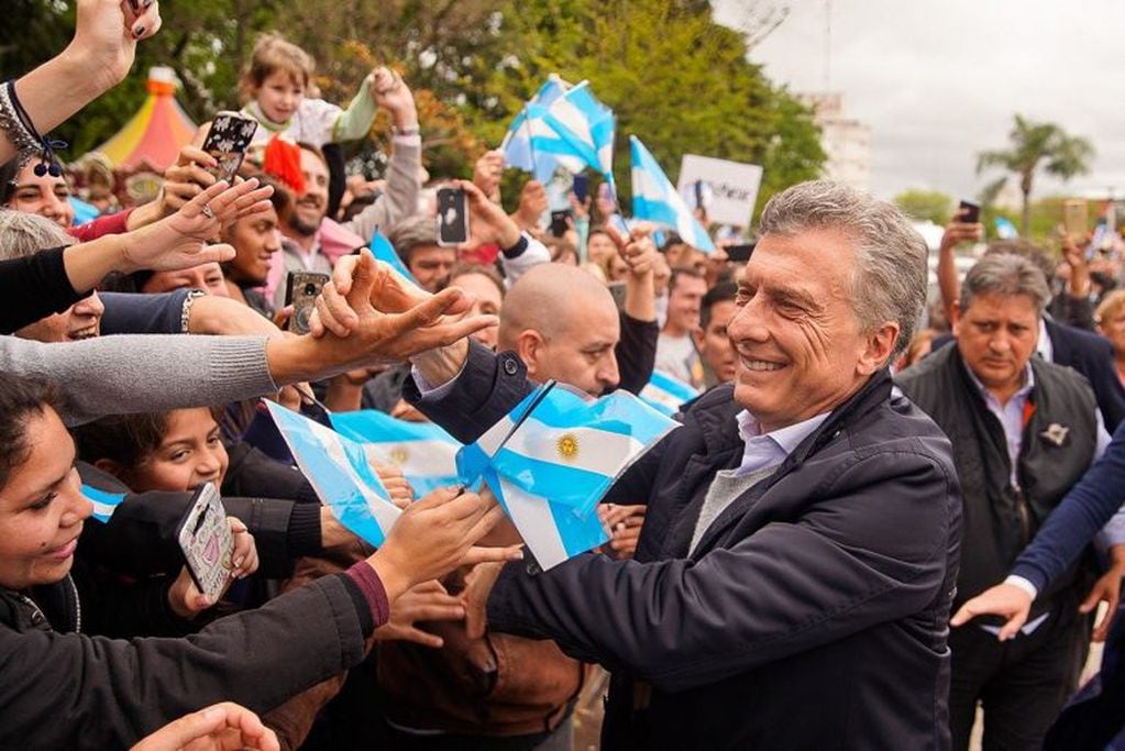 Mauricio Macri como presidente. u002E 