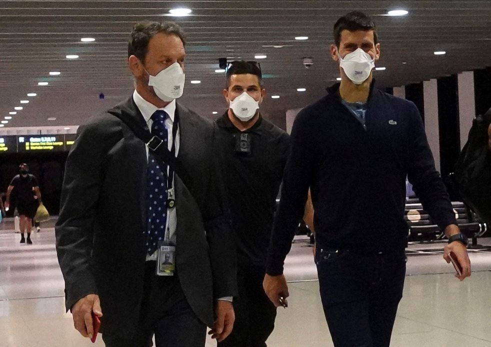 Novak Djokovic abandonó Australia.
