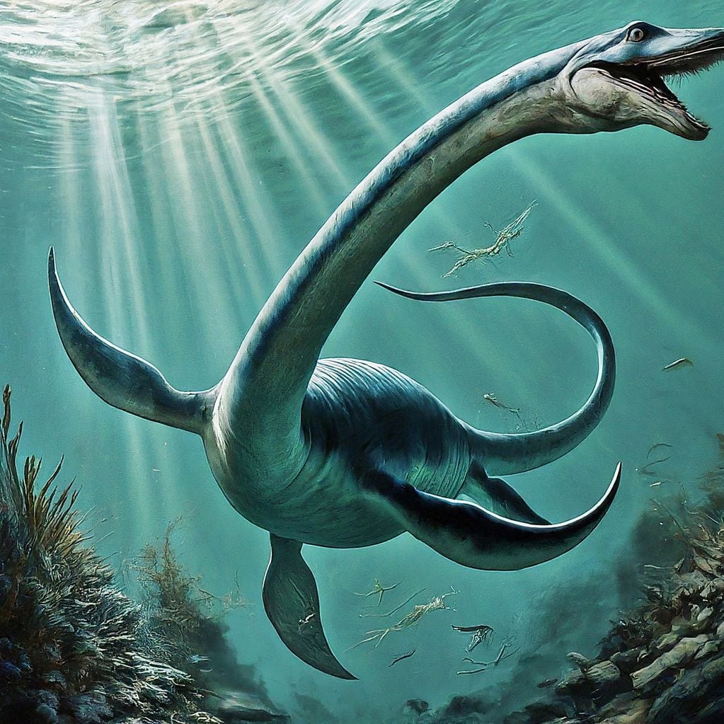 El reptil marino tiene 75.000.000 años de antigüedad.