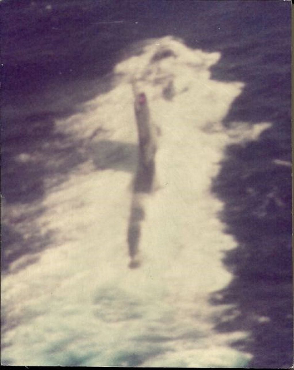 Submarino británico tomado desde un Boieng 707 de la FAA