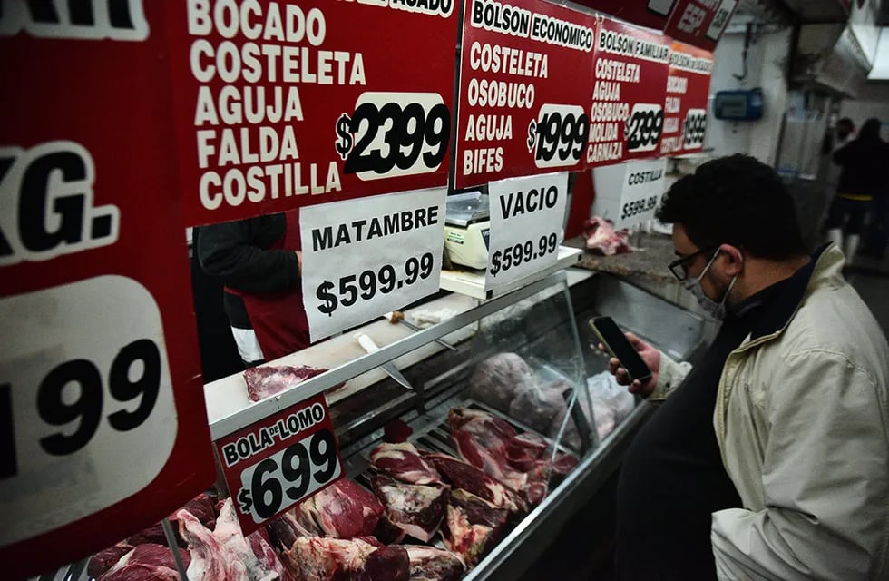 Cordoba el 26 de Mayo de 2021 Carnicerias del mercado norte en el contexto de la prohibicion de importacion de carnes. Aun se consigue stock de todos los cortes     Foto: Pedro Castillo