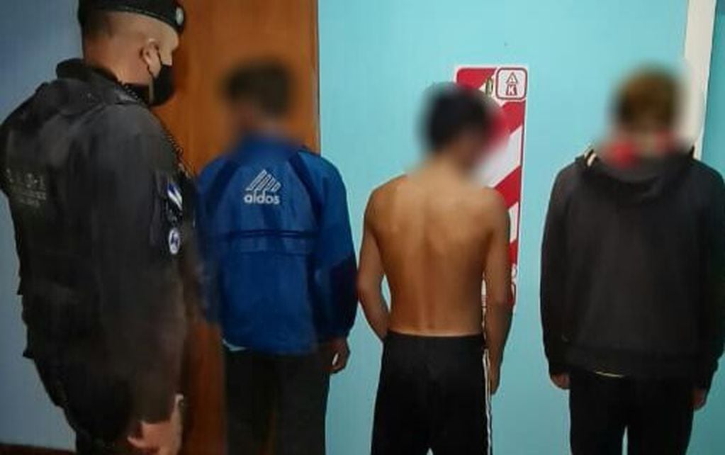 Posadas: fueron detenidos tres jóvenes por robo. Policía de Misiones
