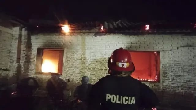 Incendio arrasó un asilo municipal en Concepción de la Sierra