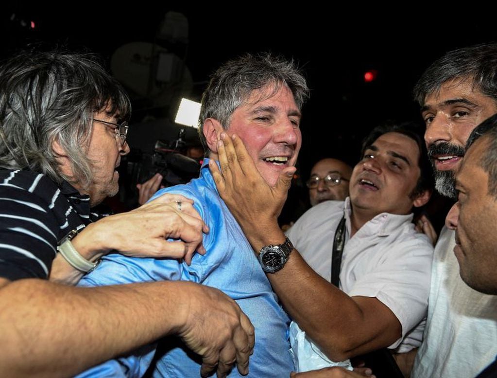 El exvicepresidente argentino Amado Boudou, en libertad.