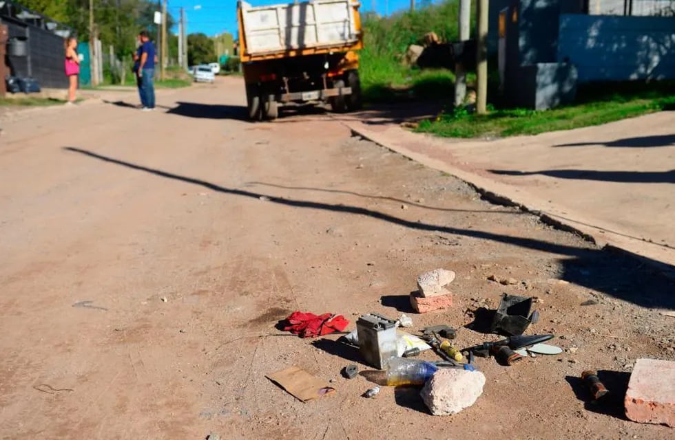 El asalto callejero ocurrió en barrio Cuesta Colorada, de La Calera. (Nicolás Bravo)