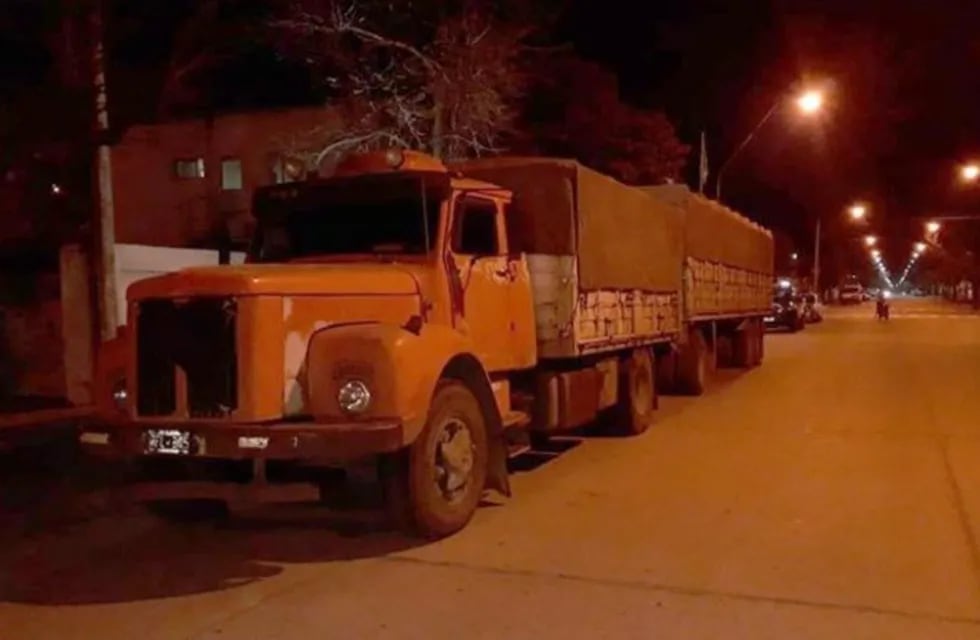 El camionero fue detenido en Huinca Renancó por intentar coimear a la Policía.