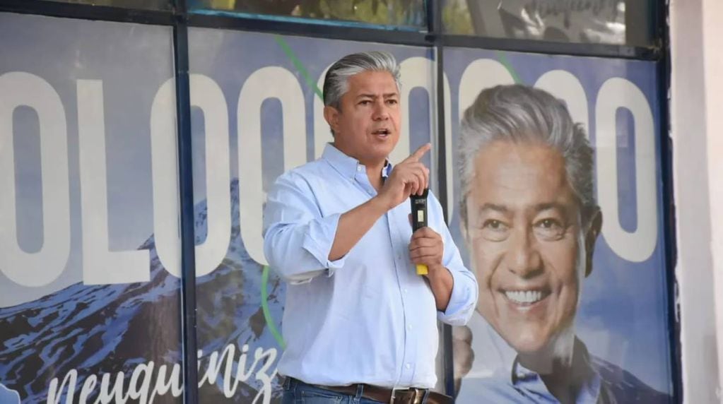 Prensa Rolando Figueroa, El diputado nacional del MPN compite por afuera del partido provincial.