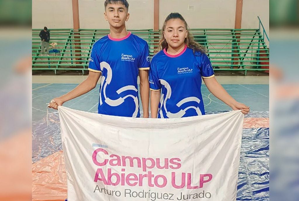 Facundo Saquiz y Angelina Molina (Campus de la Universidad de La Punta), fueron confirmados para integrar la Selección Argentina de Lucha.