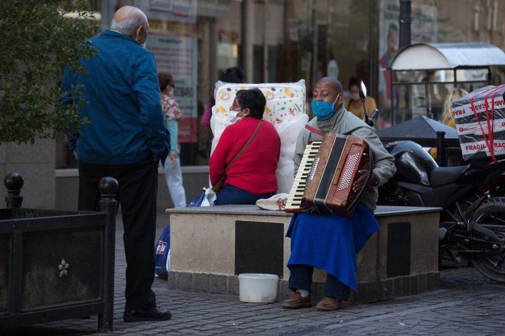 Le robaron el acordeón a un músico no vidente del centro de Salta (Facebook San Martin Aveniu)