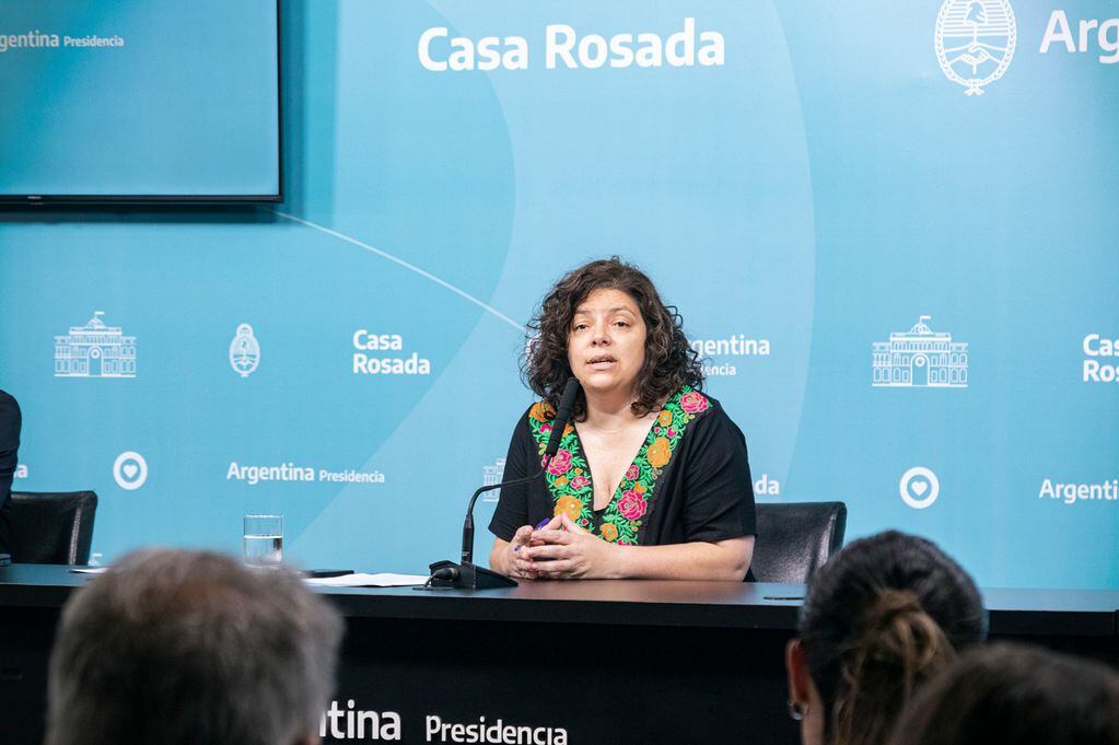 Carla Vizzotti. Ministra de Salud de la Nación (Archivo).