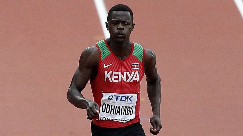 El velocista keniano Mark Odhiambo dio positivo por tetasterona y sus metabolitos