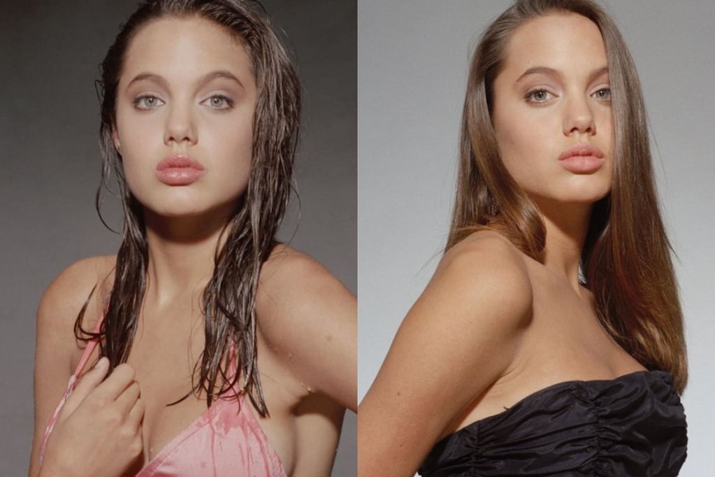 Gracias al modelaje Angelina Jolie pudo encontrar una motivación para vivir.