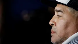 Diego Maradona. (AP/Natacha Pisarenko/Archivo)