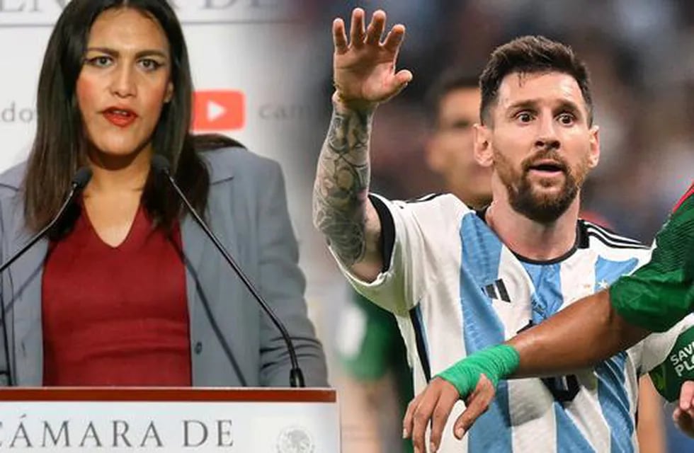 María Clemente García Moreno, la diputada mexicana que quiere declarar a Lionel Messi persona no grata en su país.