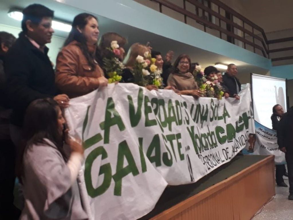Adherentes a la lista Verde celebraron la asunción de Canchi.