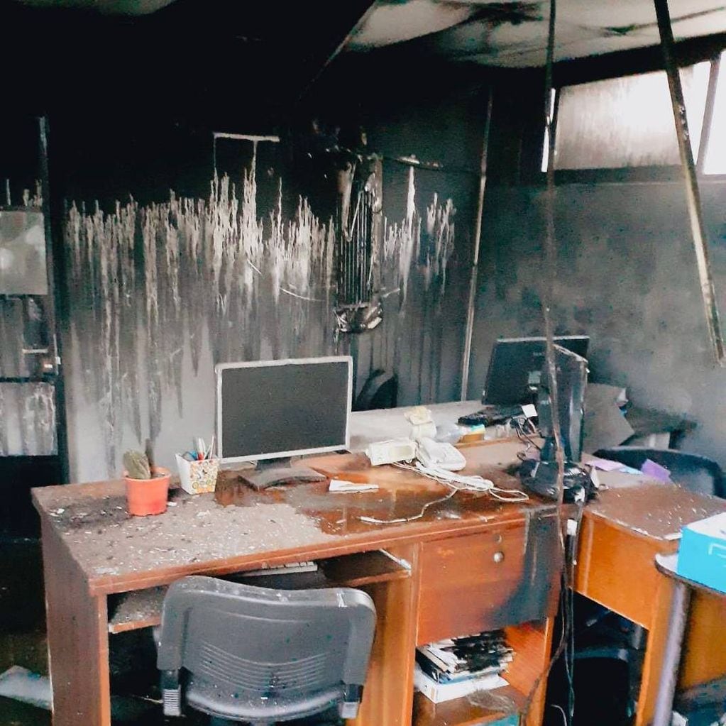 Las oficinas dañadas por el fuego se utilizan para tareas de planificación de la Secretaría de Desarrollo Humano y Hábitat de la Municipalidad de Rosario.