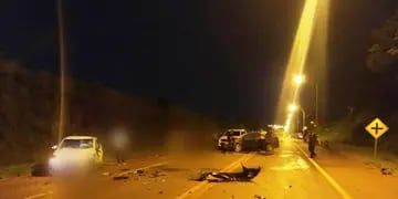 Se registró un cuádruple choque sobre la Ruta Nacional 14 en Oberá