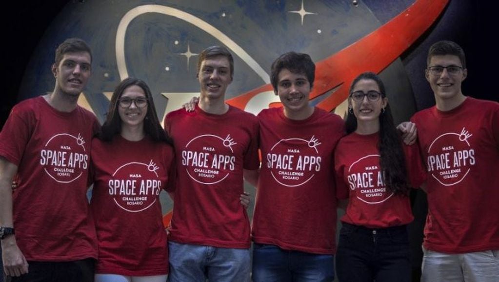 El grupo viajó a Estados Unidos este fin de semana después de ser seleccionado por la NASA.