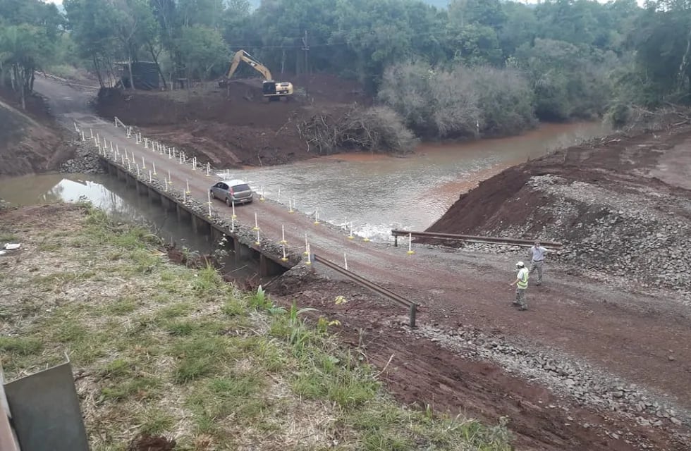 Puente Pindaytí: quedó habilitado el paso alternativo