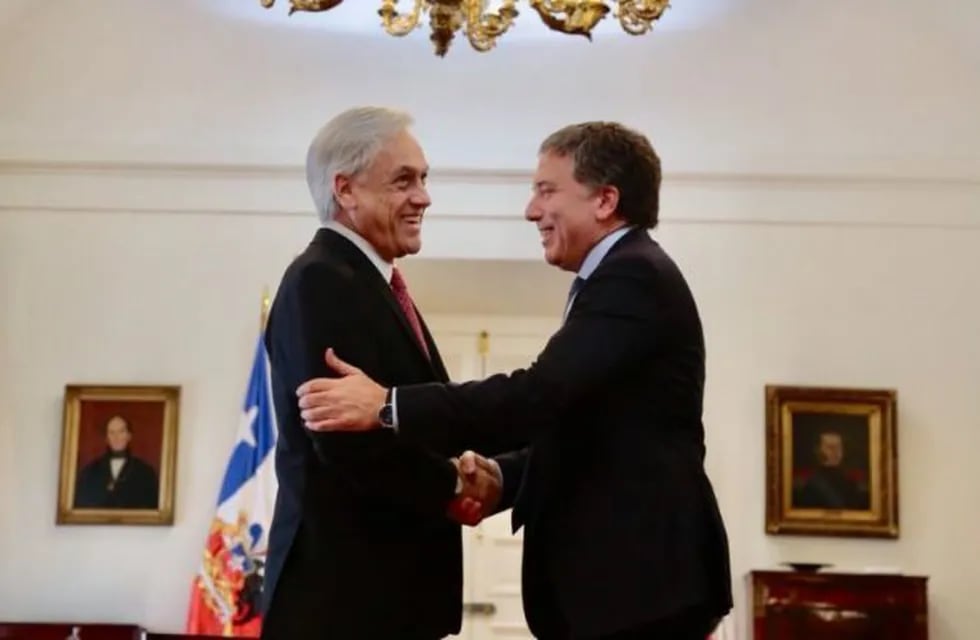 Dujovne se reunió en Chile con el presidente Piñera (Twitter)