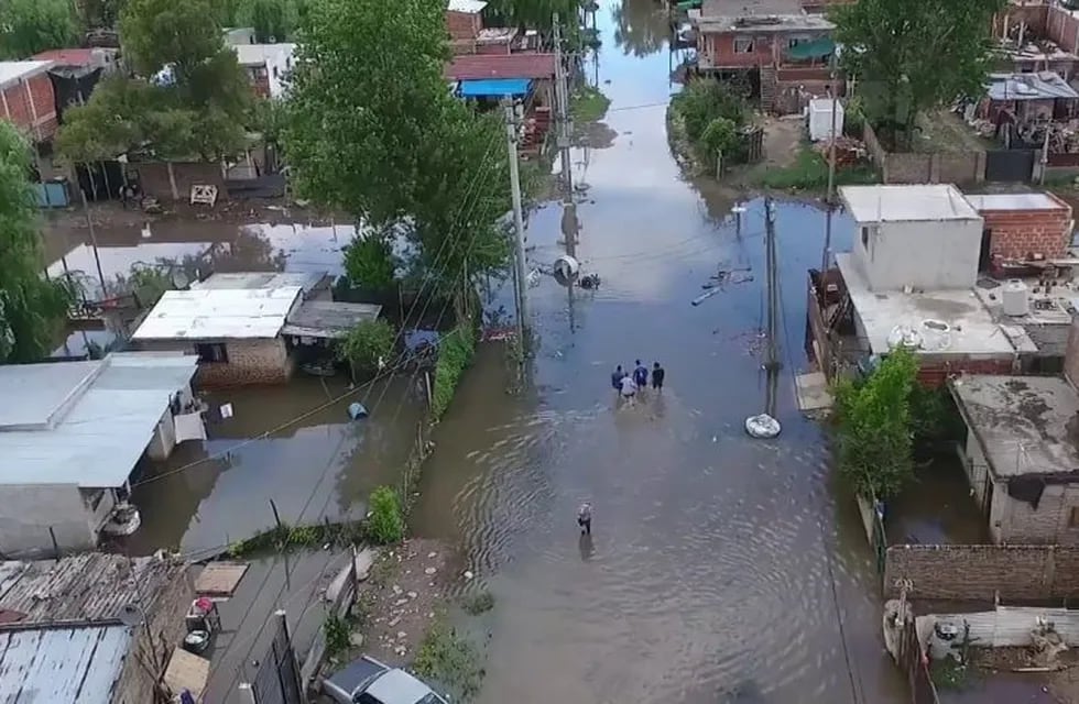 20 mil afectados por el temporal en La Matanza.