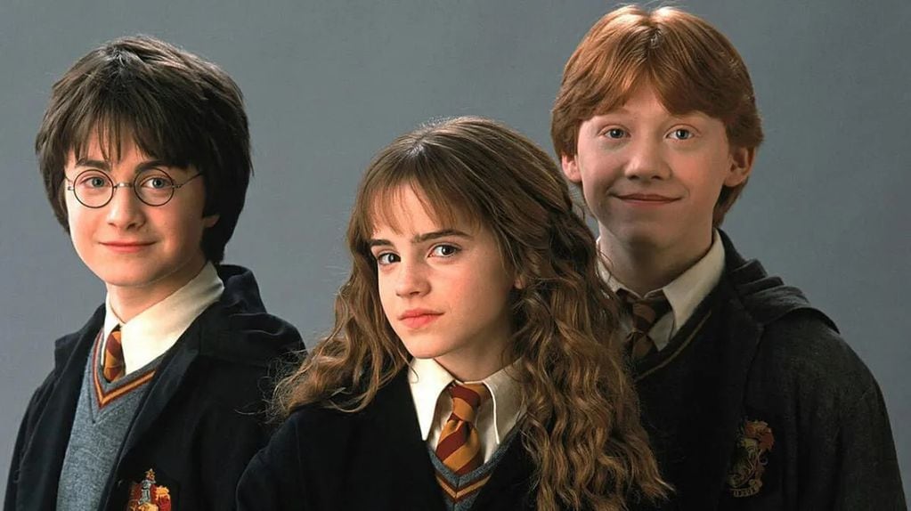 Harry Potter, Hermione y Ron.