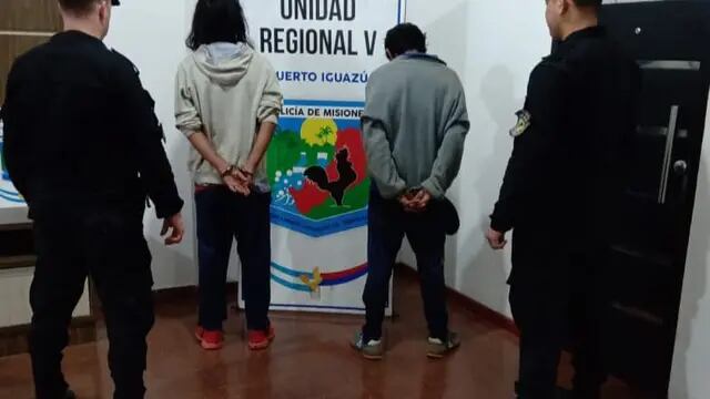 Detienen a dos sujetos tras ser hallados dentro de un domicilio en Puerto Iguazú