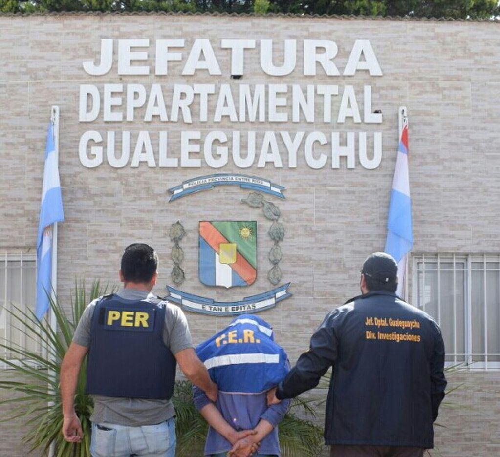 DETENIDO
Crédito: Policía Gualeguaychú