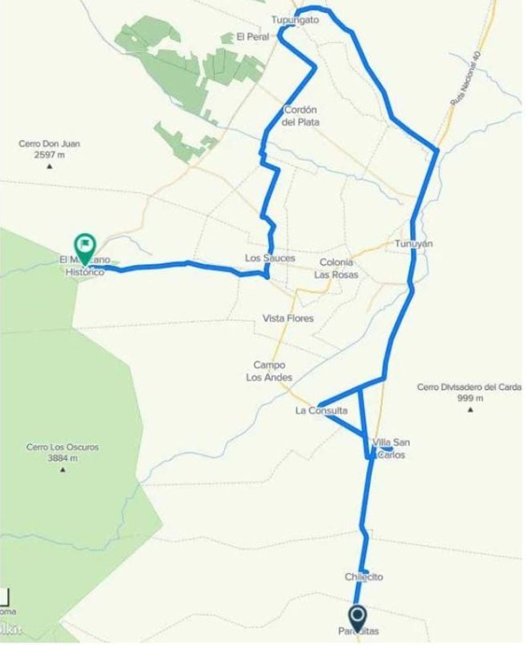 Así será el recorrido de la etapa 3, San Carlos, Tunuyán,  Tupungato y Manzano Histórico.