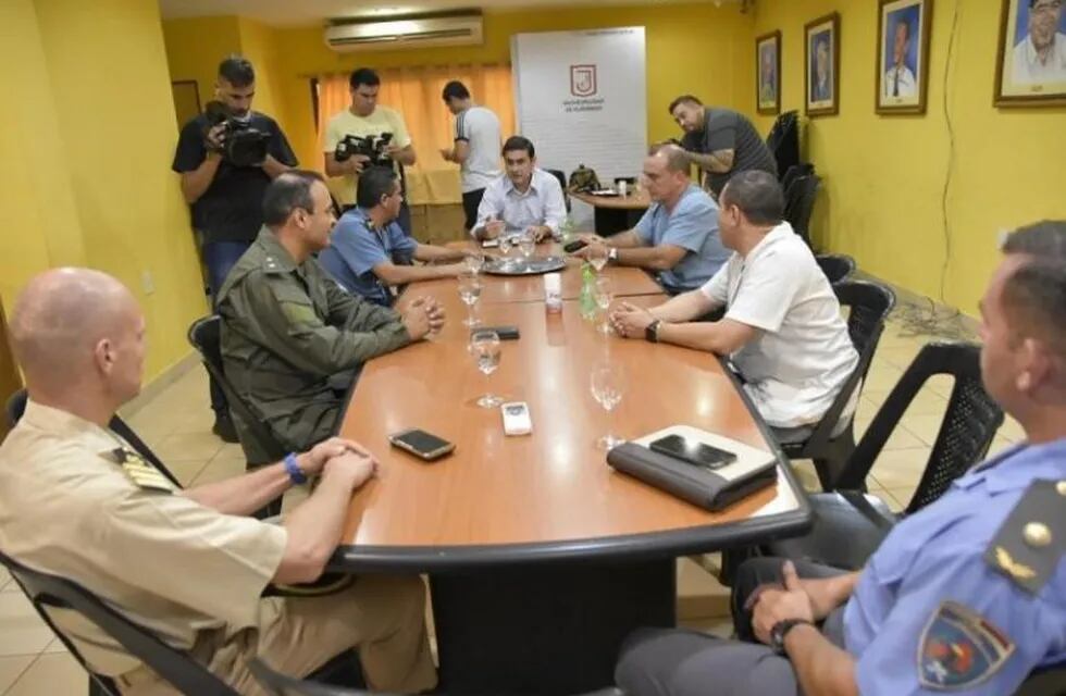El encuentro tuvo lugar en las oficinas de la municipalidad de Eldorado.
