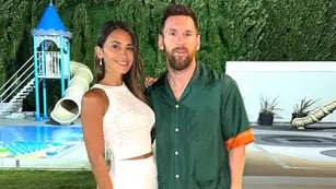 Messi y Roccuzzo