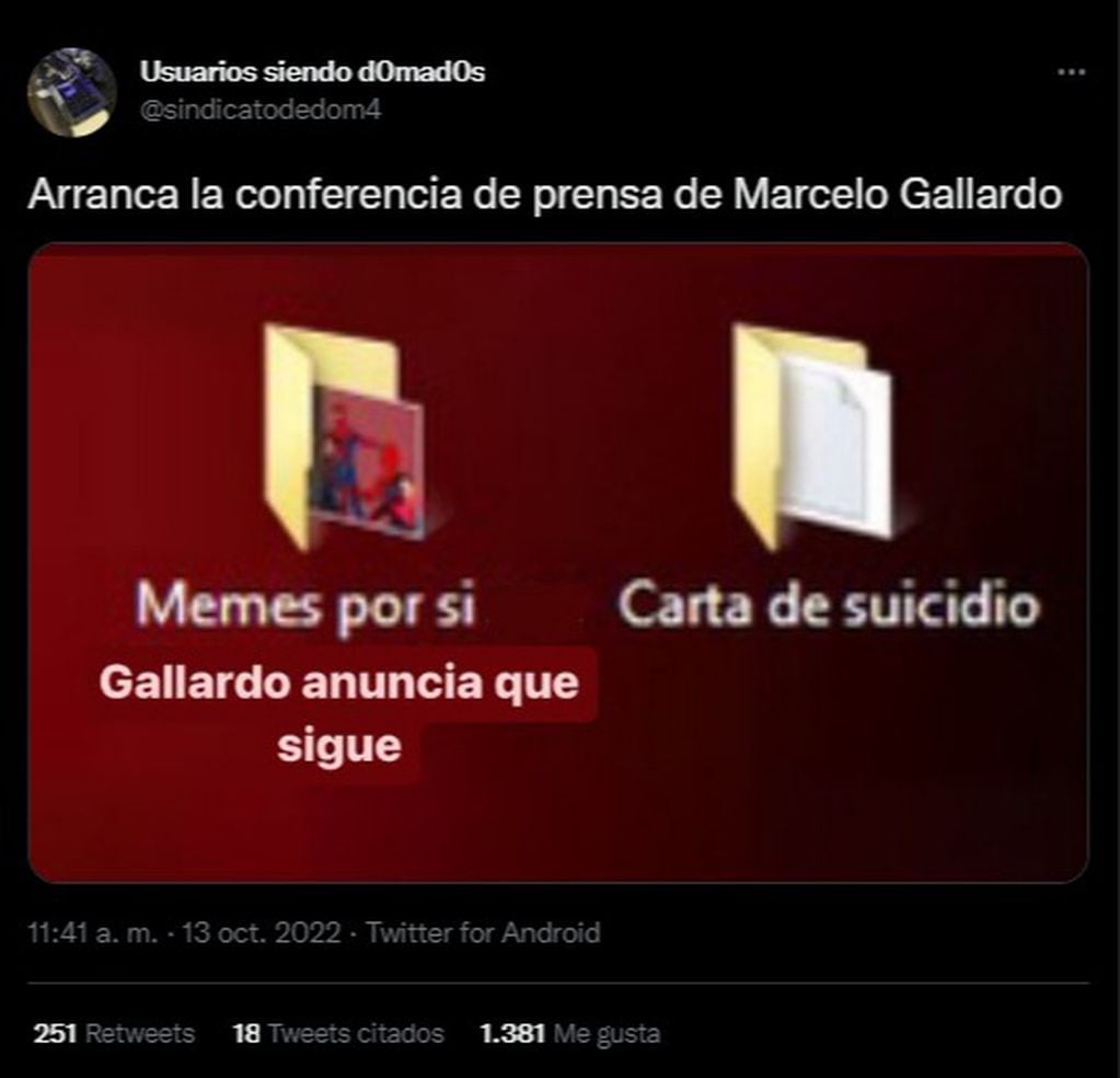 Las mejores reacciones en las redes sociales de la despedida de Marcelo Gallardo.
