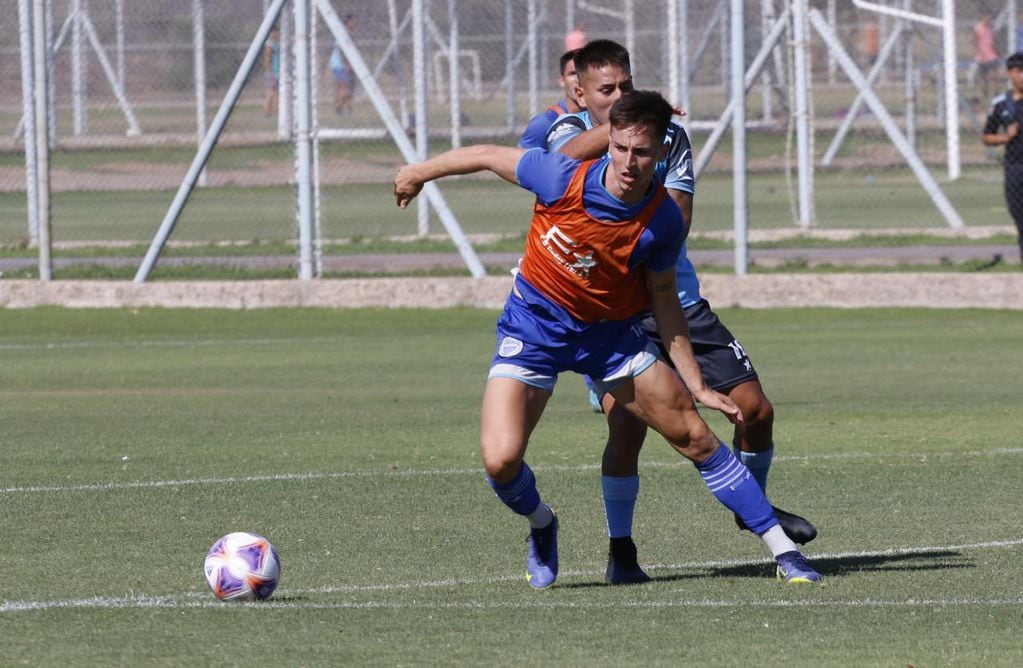 Tadeo Allende, exdelantero de Instituto hoy en Godoy Cruz. (Prensa Godoy Cruz).