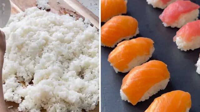 Cómo preparar el arroz de sushi casero.