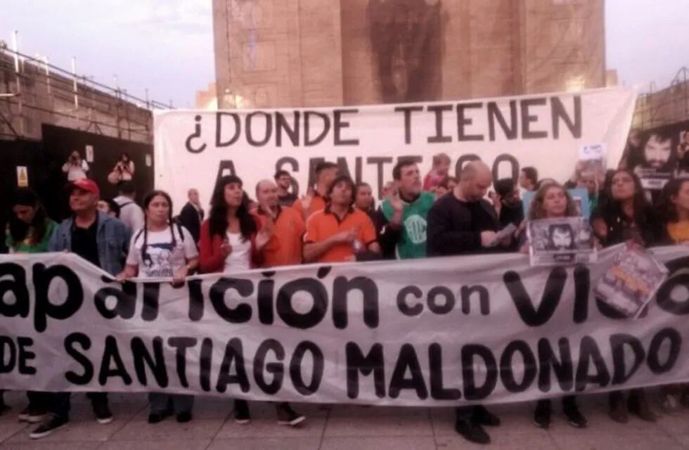 Marcha en Rosario en pedido de Santiago Maldonado