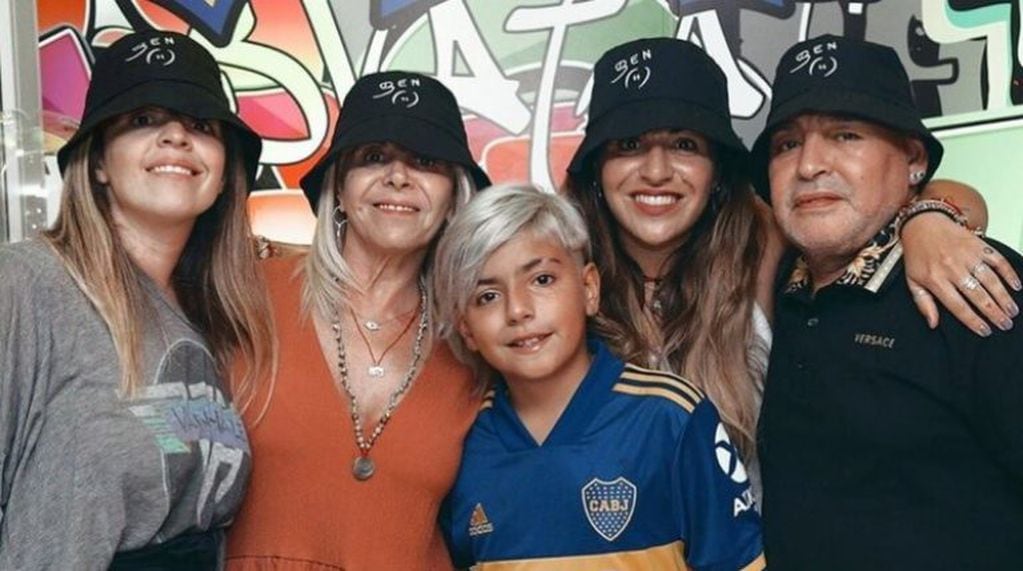 La familia Maradona (Instagram: Gianinna Maradona)