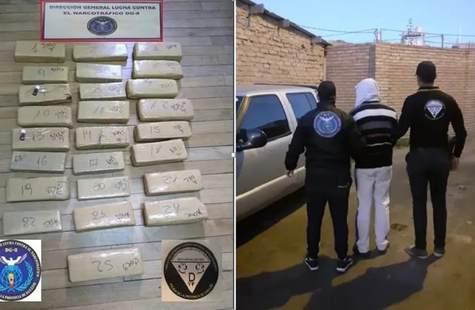 Secuestraron una encomienda con droga valuada en 8 millones de pesos