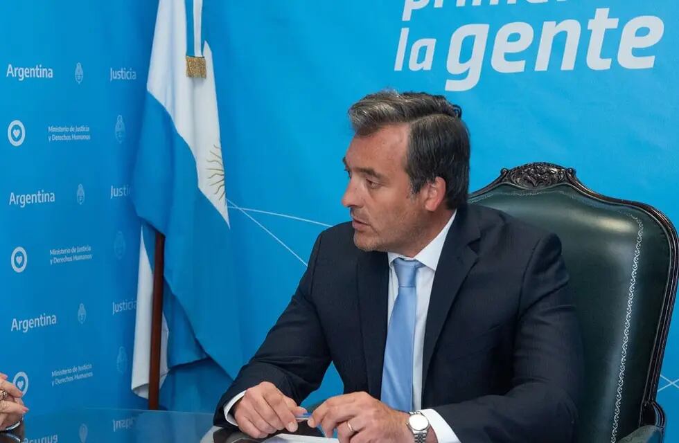 Romero se reunió con el Ministro de Justicia y Derechos Humanos de Nación, Martín Soria.