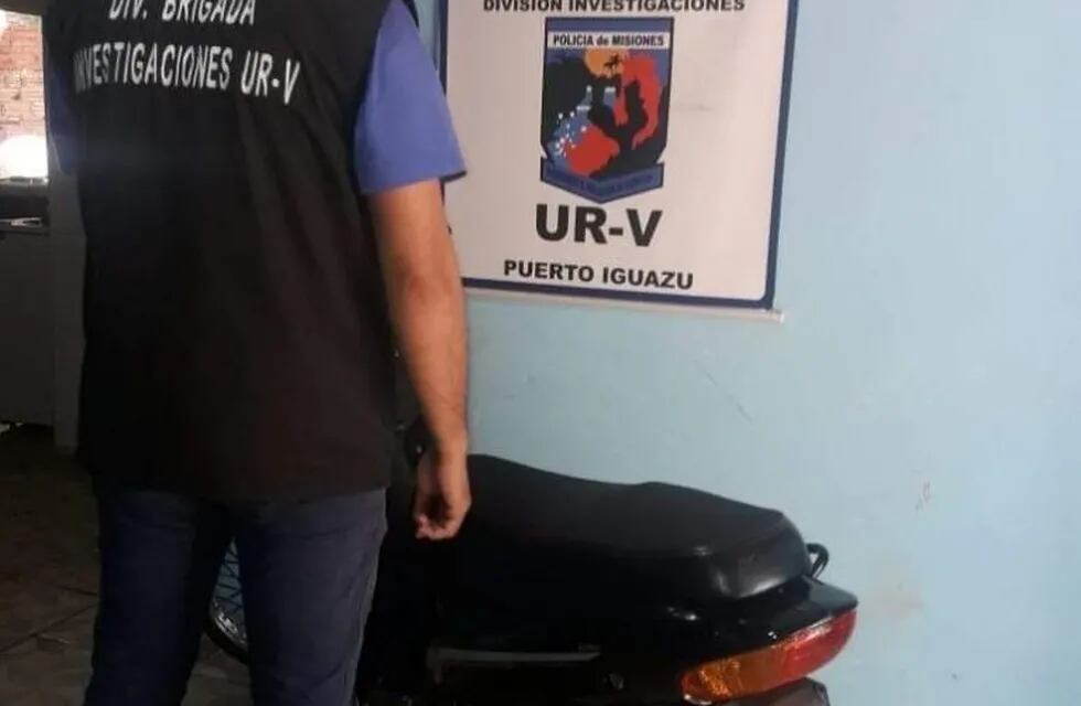 Iguazú: se recuperó una moto que había sido comprada por un vecino de la localidad