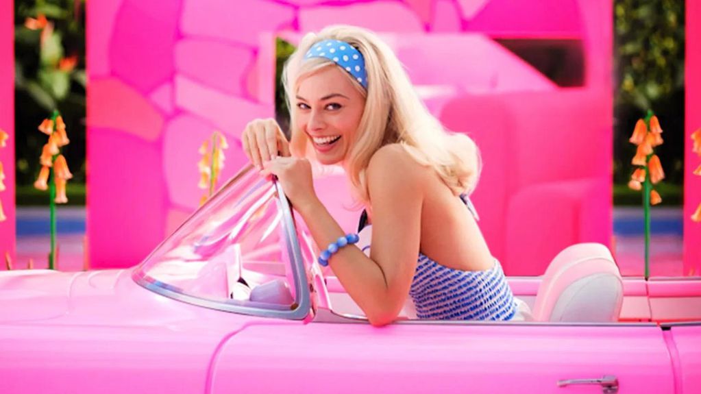Margot Robbie como Barbie.