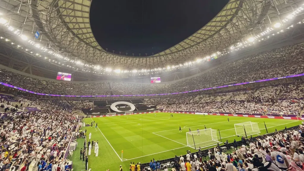 El icónico estadio que albergará los dos primeros partidos de Argentina y la final del Mundial Qatar 2022. (Foto: Diario Uno)