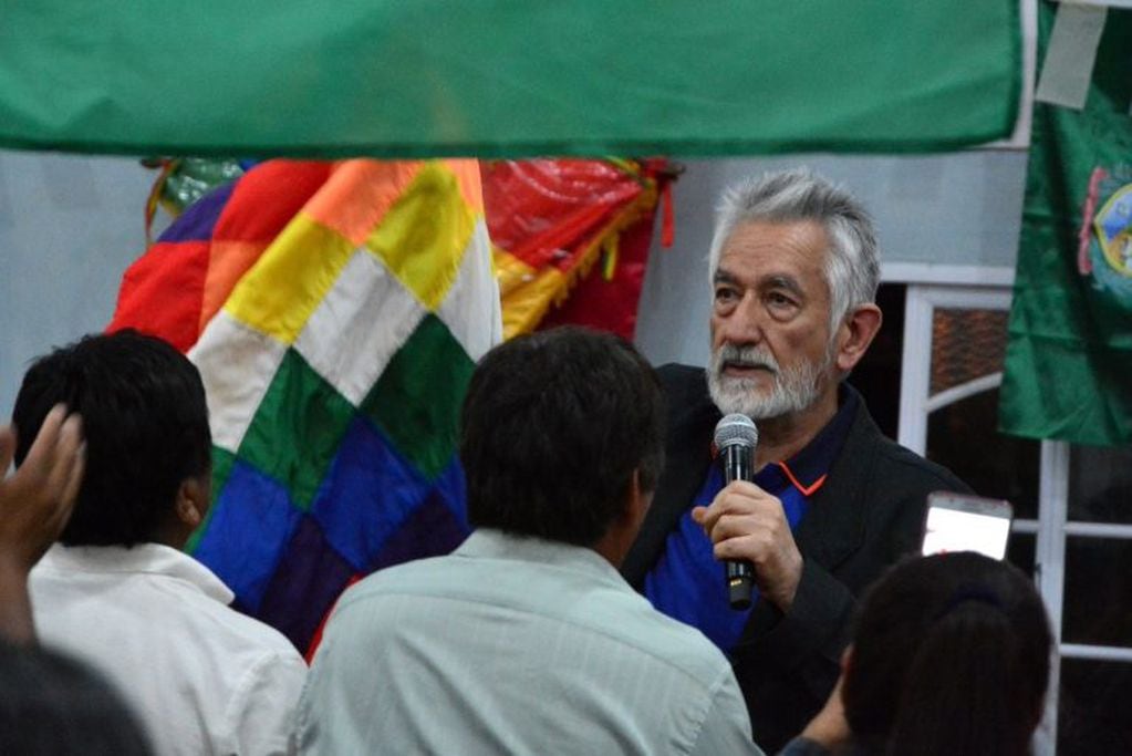 Alberto Rodríguez Saá se reunió con la comunidad boliviana en San Luis.  Foto: ANSL