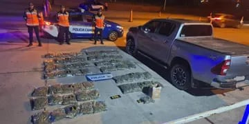 33 kilos de marihuana secuestrados en Punilla