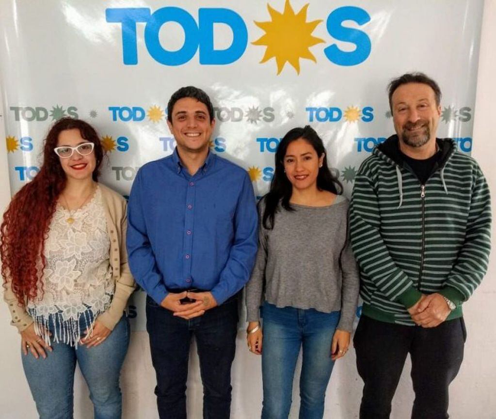 Agustina Cataffi, Rodrigo Sartori, Paula Bermejo y Rodolfo Coca (Frente de Todos)