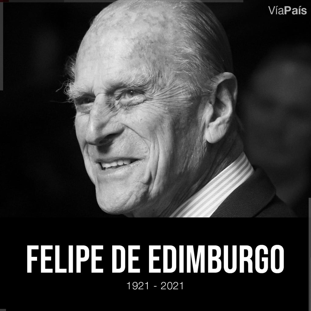El príncipe Felipe murió a los 99 años. (Vía País)
