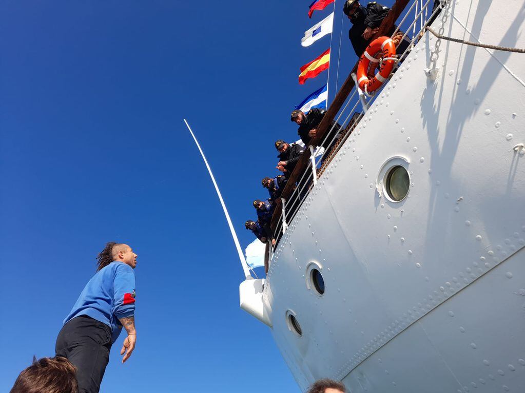 Fragata Libertad en Claromecó